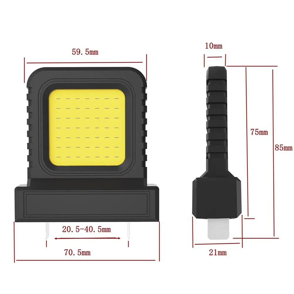 Power Tool Accessories Work Lamp, Compatible with Makita 18V DeWALT 20V Milwaukee Bosch M18 Lithium Battery Case, Portable Power