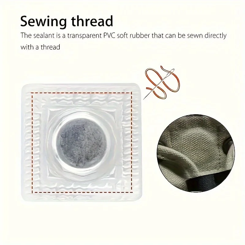 10-Pack Invisible Magnetic Snap Fasteners, 0.99cm Metal Sewing Buttons for Clothing and Bags