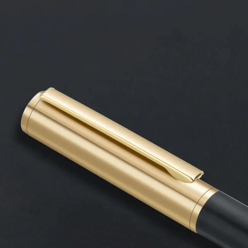 High Quality Wood Body Ballpoint Pen Brass Business Fountain Pen Students Gift Gel Pen School Office Supplies