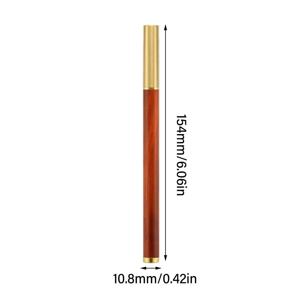 High Quality Wood Body Ballpoint Pen Brass Business Fountain Pen Students Gift Gel Pen School Office Supplies