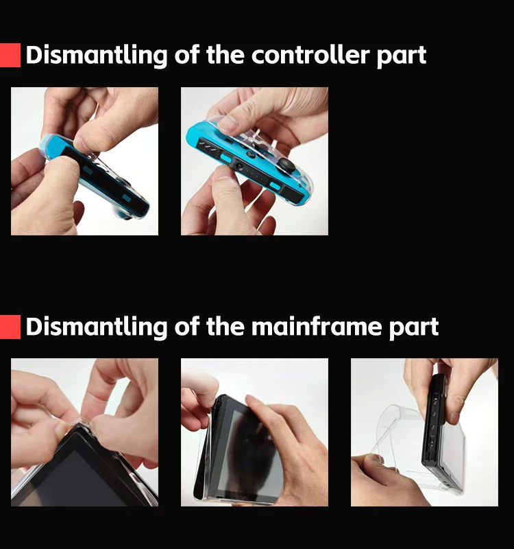 Data FrogTPU soft transparent shell protective case clear frame protector case for switch oled game console accessories