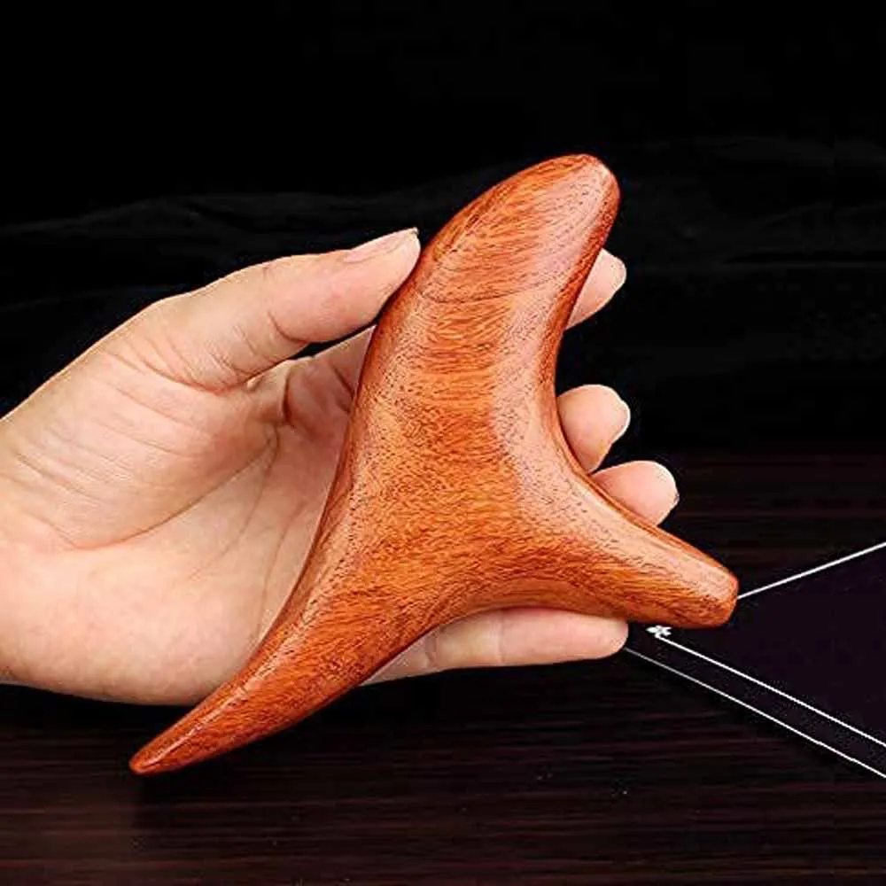 Wood Trigger Point Massage Gua Sha Tools,Professional Lymphatic Drainage Tools,Wood Therapy Massage Tools for Back Leg Hand Face