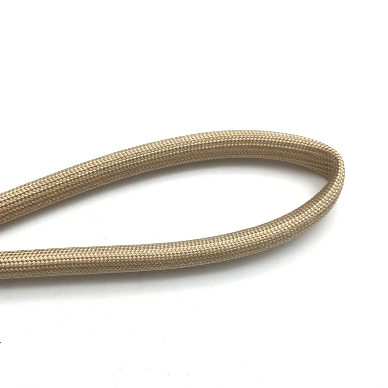 800Deg.C Multi Size Fiberglass Tube HTG Cable Sleeve Soft Chemical Fiber Glass Wire Alkali Free Fiber Braided Insulation Against