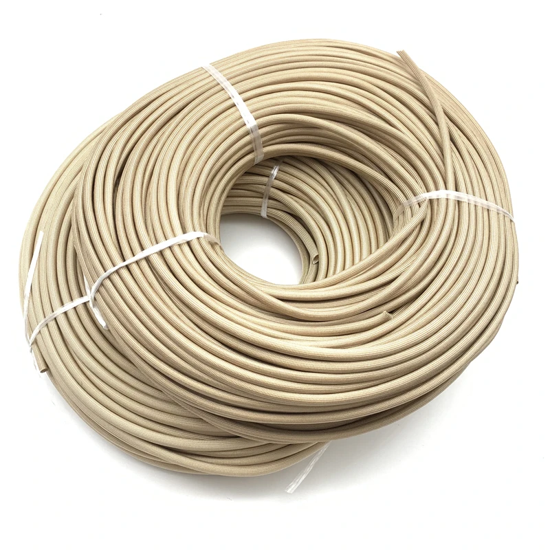 800Deg.C Multi Size Fiberglass Tube HTG Cable Sleeve Soft Chemical Fiber Glass Wire Alkali Free Fiber Braided Insulation Against