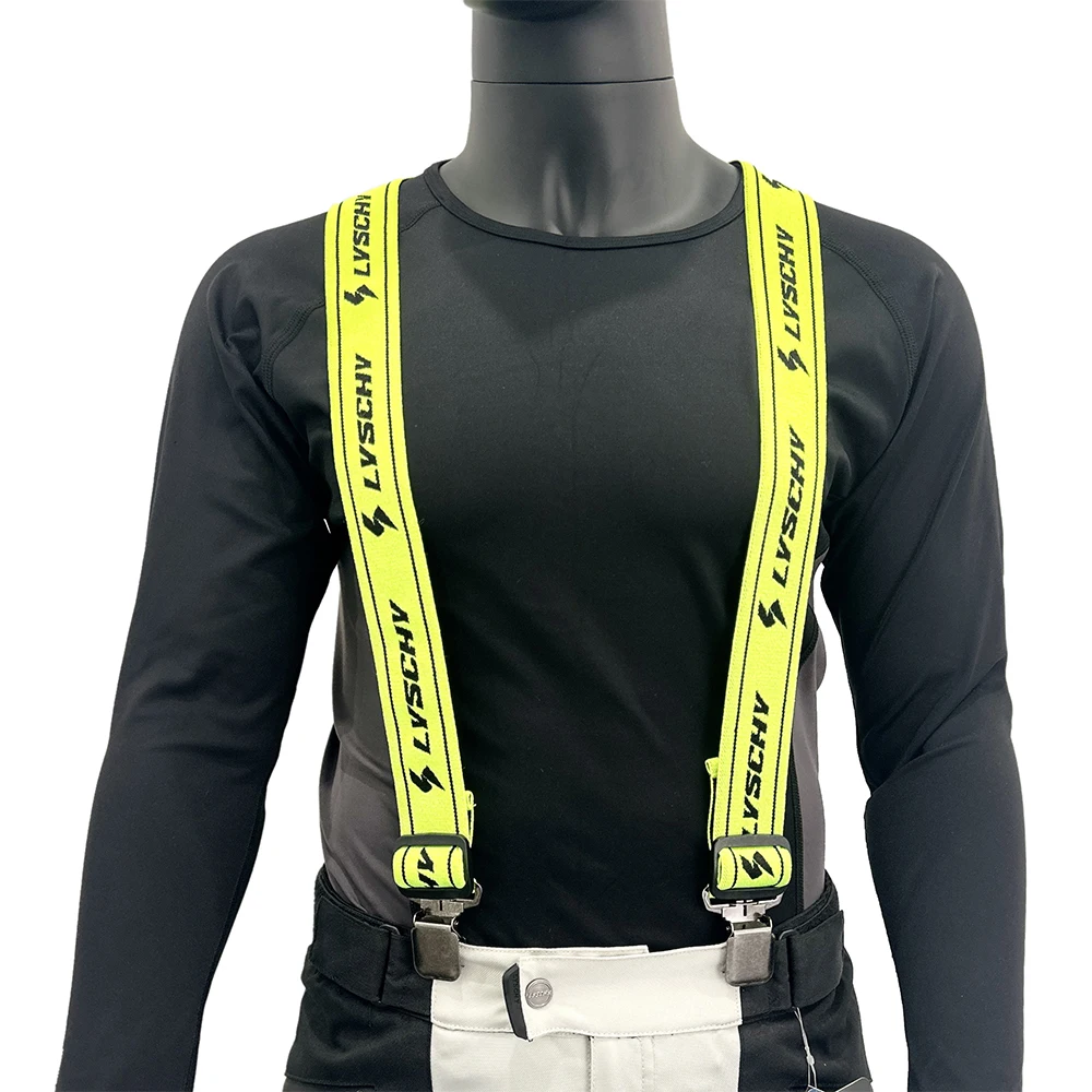 Brand New Heavy Duty Braces Pant Suspenders Adjustable Y Back Suspender Straps Motorcycle Racing Pants Snow Jet Apparel Parts L