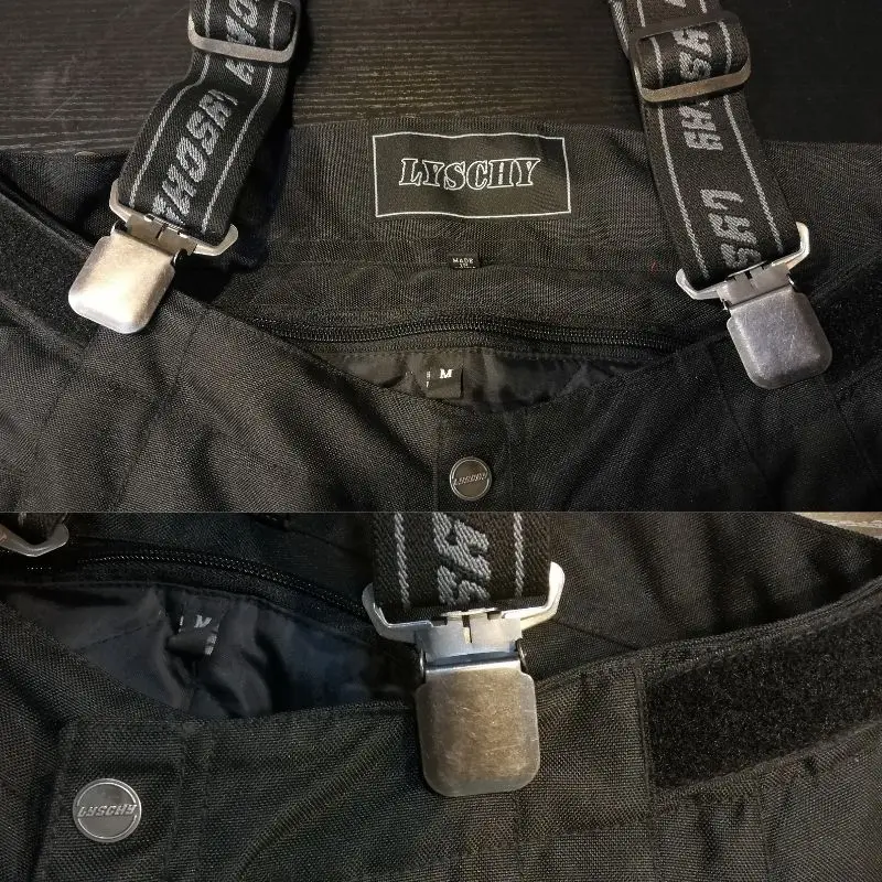 Brand New Heavy Duty Braces Pant Suspenders Adjustable Y Back Suspender Straps Motorcycle Racing Pants Snow Jet Apparel Parts L