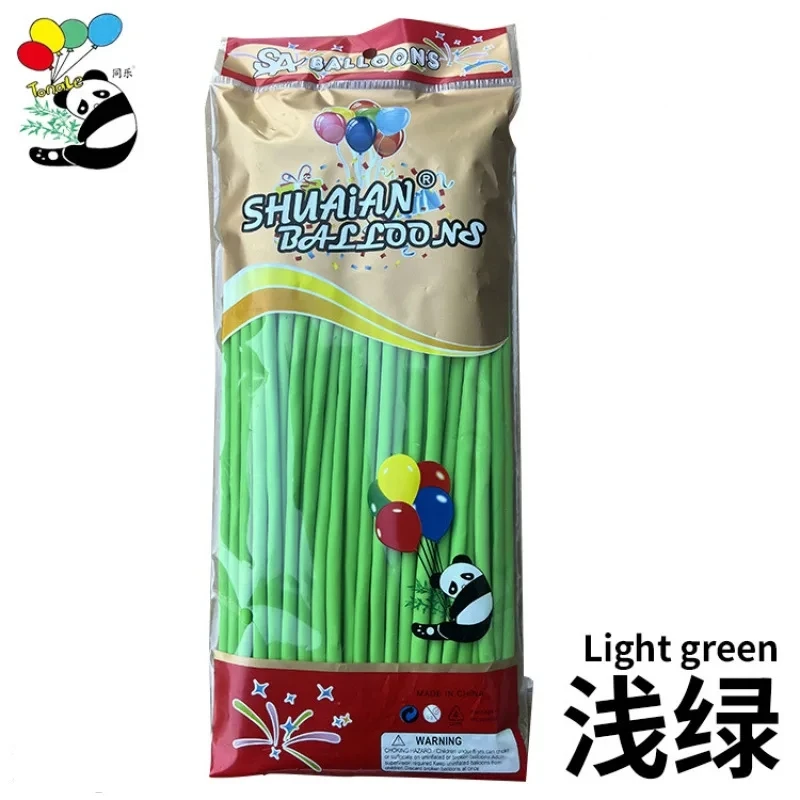 New 260 Matte Strip 1.8g Solid Color Mixed Color Magic Weaving Creative Thickened Children Cartoon Balloon