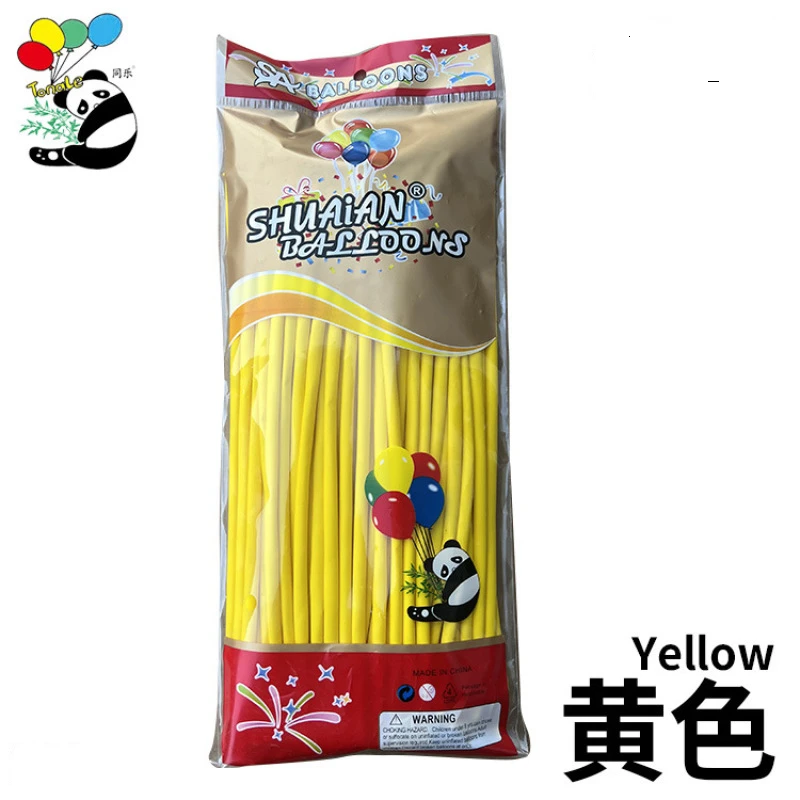 New 260 Matte Strip 1.8g Solid Color Mixed Color Magic Weaving Creative Thickened Children Cartoon Balloon
