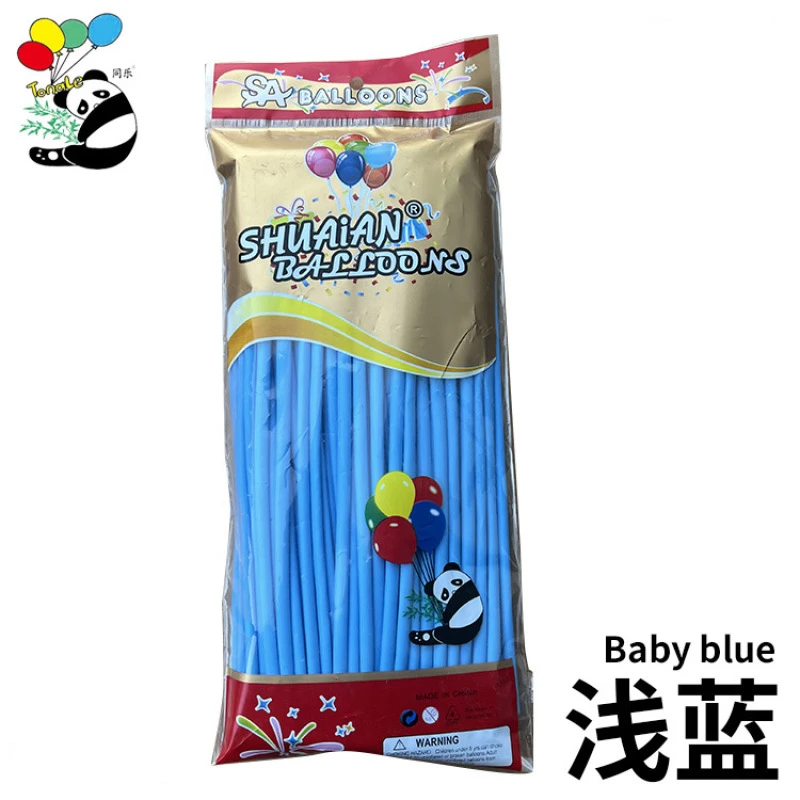 New 260 Matte Strip 1.8g Solid Color Mixed Color Magic Weaving Creative Thickened Children Cartoon Balloon