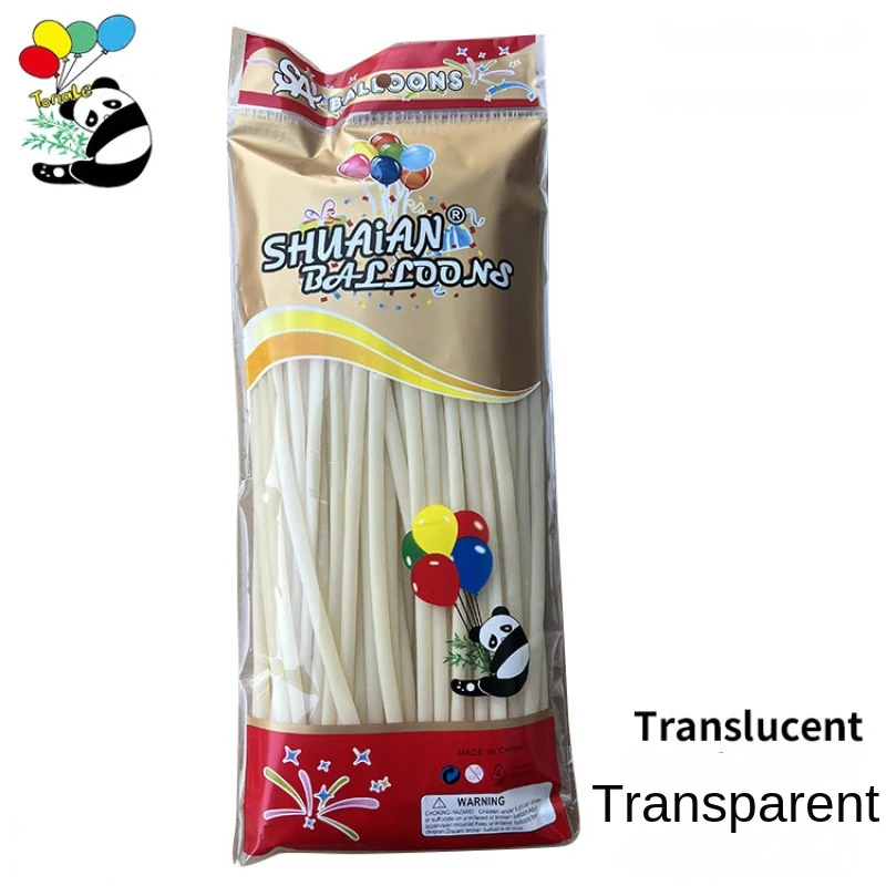 New 260 Matte Strip 1.8g Solid Color Mixed Color Magic Weaving Creative Thickened Children Cartoon Balloon