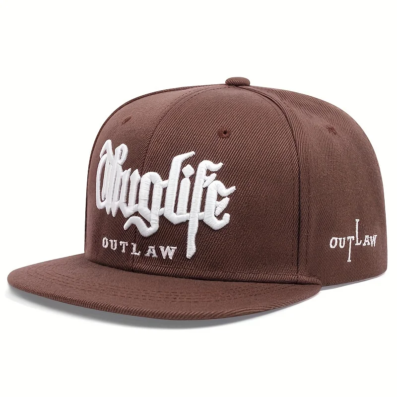 2025 Fashion Fastball CAP Thuglife Embroidery Hiphop Baseball Cap Snapback Hat Adult Outdoor Casual Sun Casual Bone Dropshipping