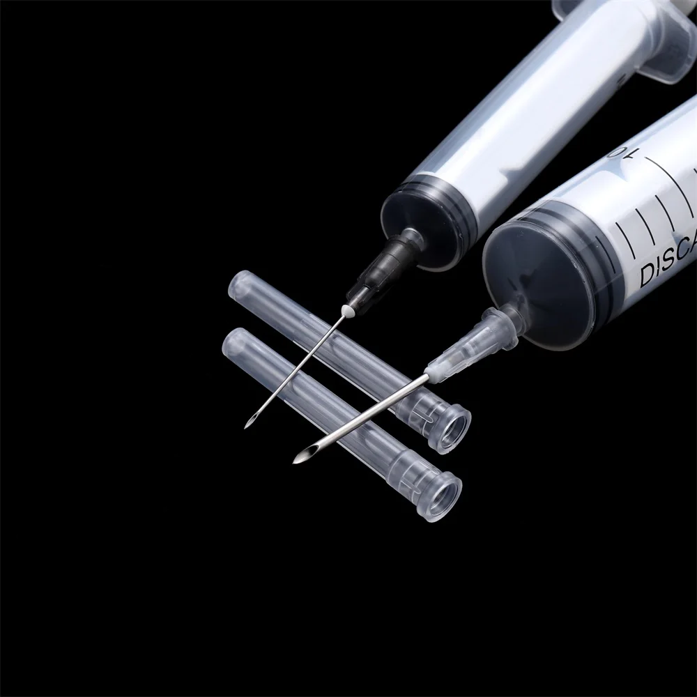 1Pcs 3-60ml Syringe Epoxy Resin Shaker with Dispense Needles for DIY Jewelry Resin Mold Charms Liquid Injection Pipette Tools