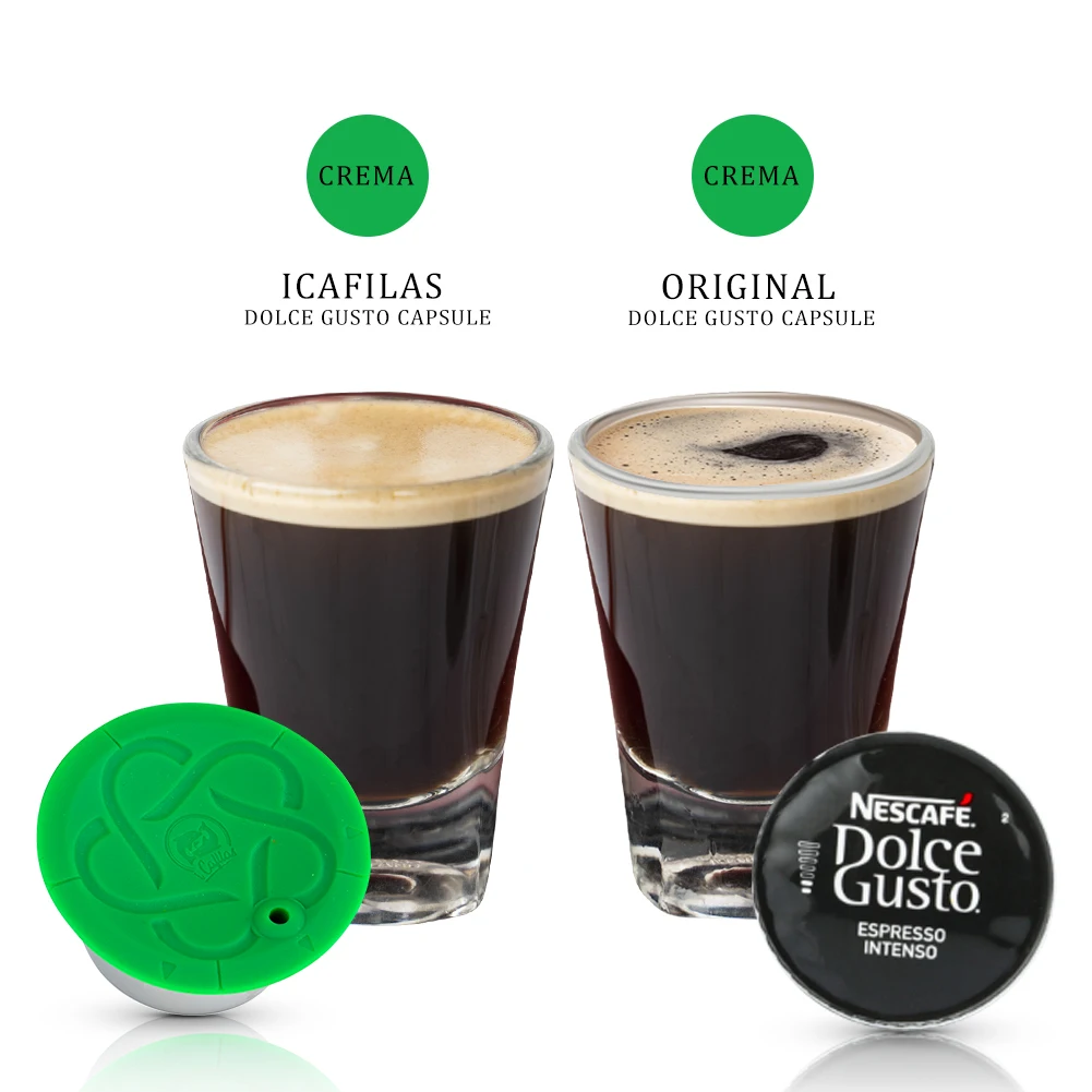 Reusable Coffee Capsule for Nescafe Dolce Gusto Genius S Plus Stainless Steel Refillable Coffee Pod Filters
