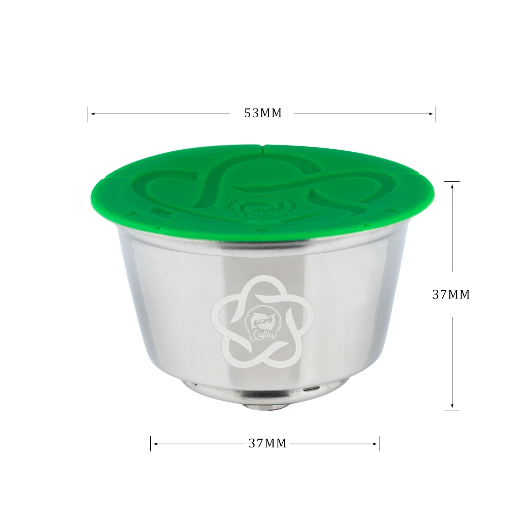Reusable Coffee Capsule for Nescafe Dolce Gusto Genius S Plus Stainless Steel Refillable Coffee Pod Filters