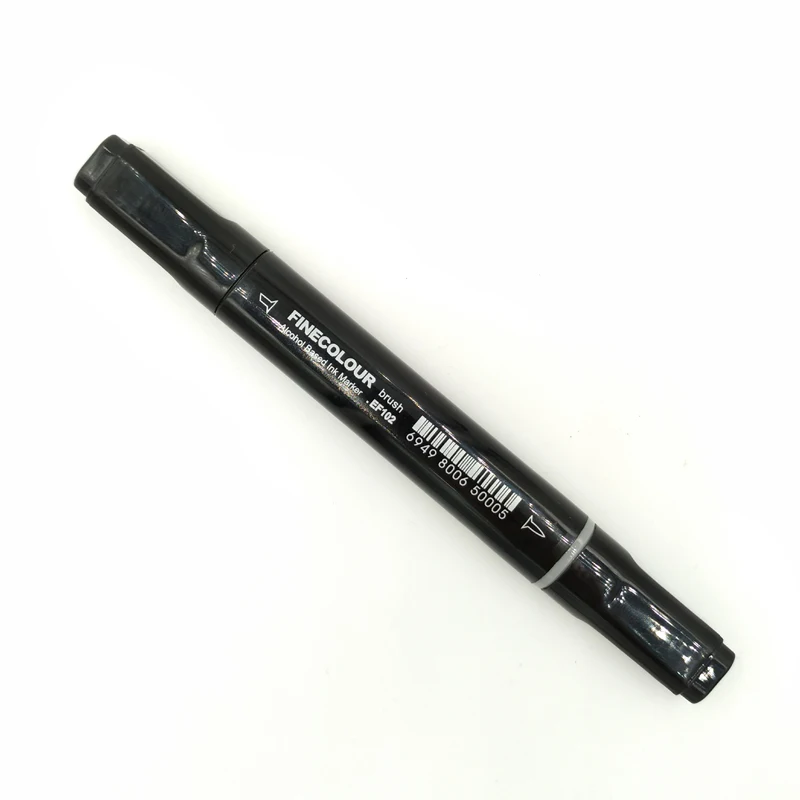 Finecolour 8 Colors Double-headed Soft Brush Professional Sketch Alcohol Based Ink Gray Series Art Markers EF102