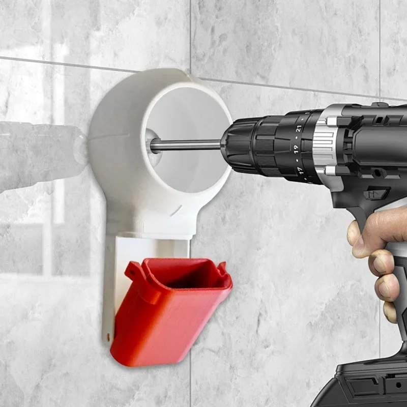 Drill Dust Collector With Rotating Joint, Drill Dust Cover For Electric Drill, Dust Catcher Tool For Wall Drilling And Home Use