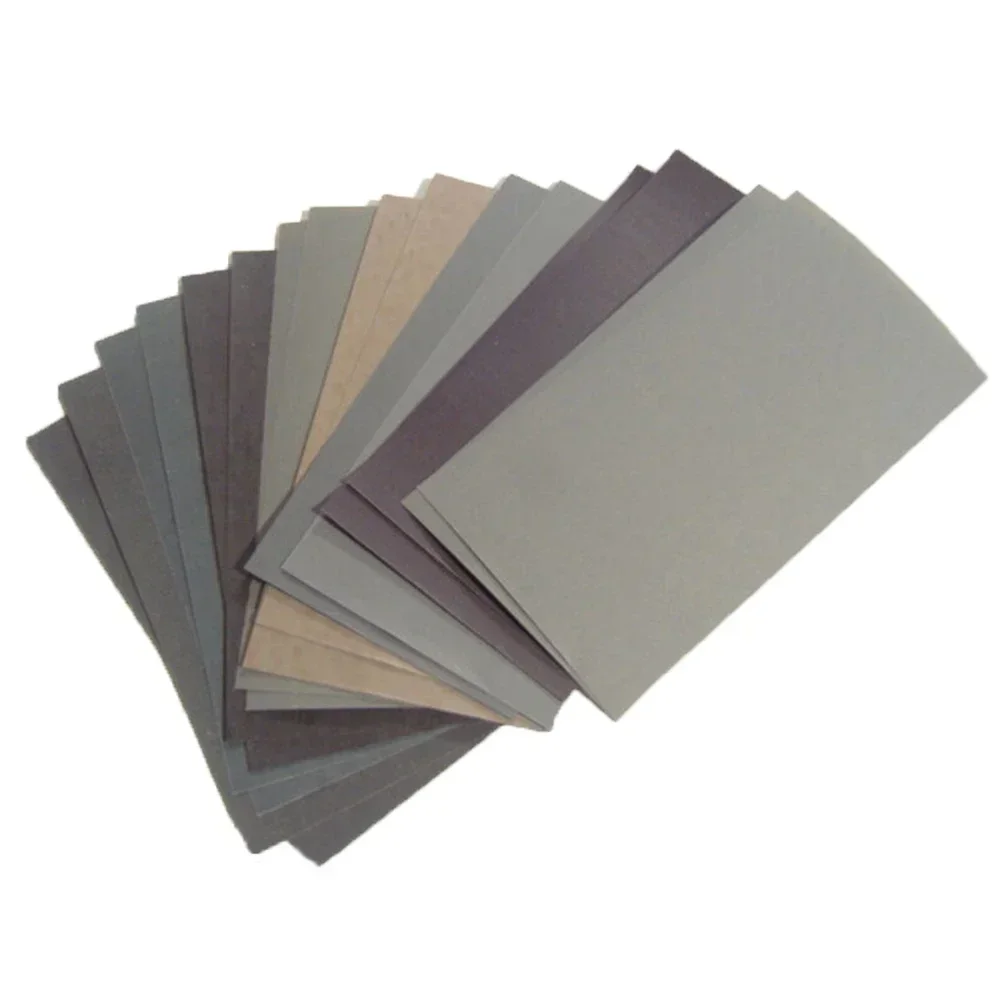 15Pcs/Set Automotive Sandpaper 400 600 3000 800 1000 1200 1500 2000 2500 Grit Sand Paper Water/Dry Sanding Paper Abrasive Tools