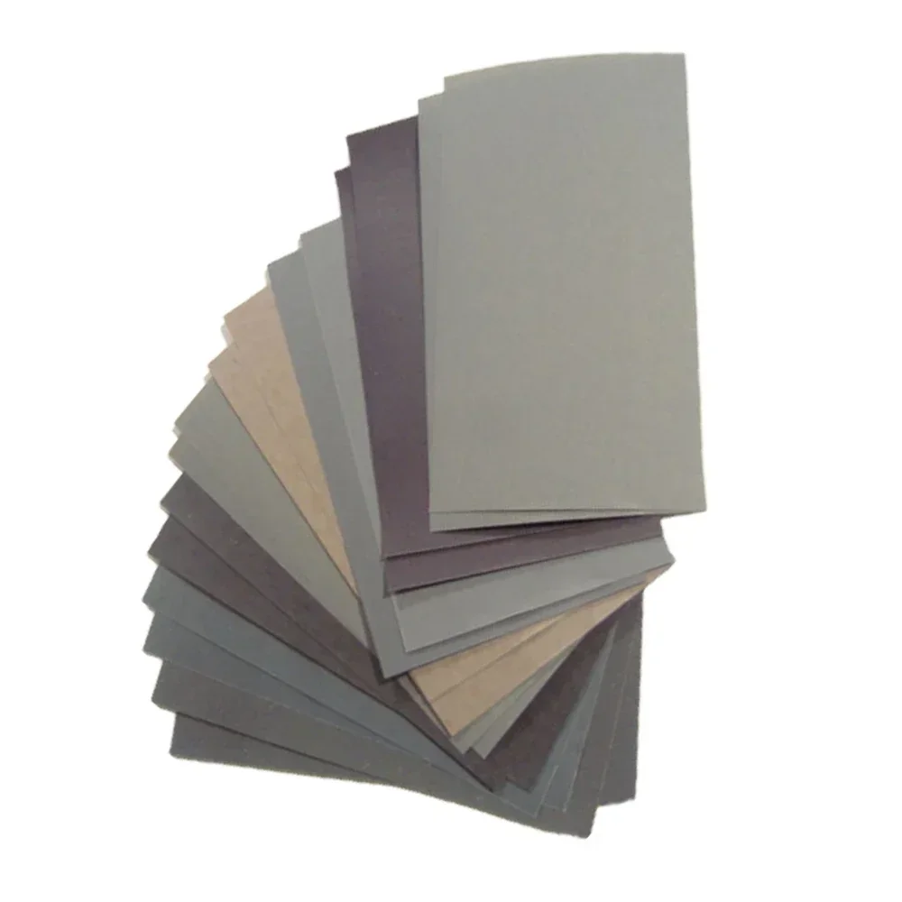 15Pcs/Set Automotive Sandpaper 400 600 3000 800 1000 1200 1500 2000 2500 Grit Sand Paper Water/Dry Sanding Paper Abrasive Tools