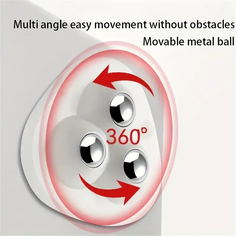 20pcs Heavy-Duty Mini Rolling Wheels with 360° Swivel Base Stainless Steel Bearings for Furniture Cabinets Storage Box Workshop