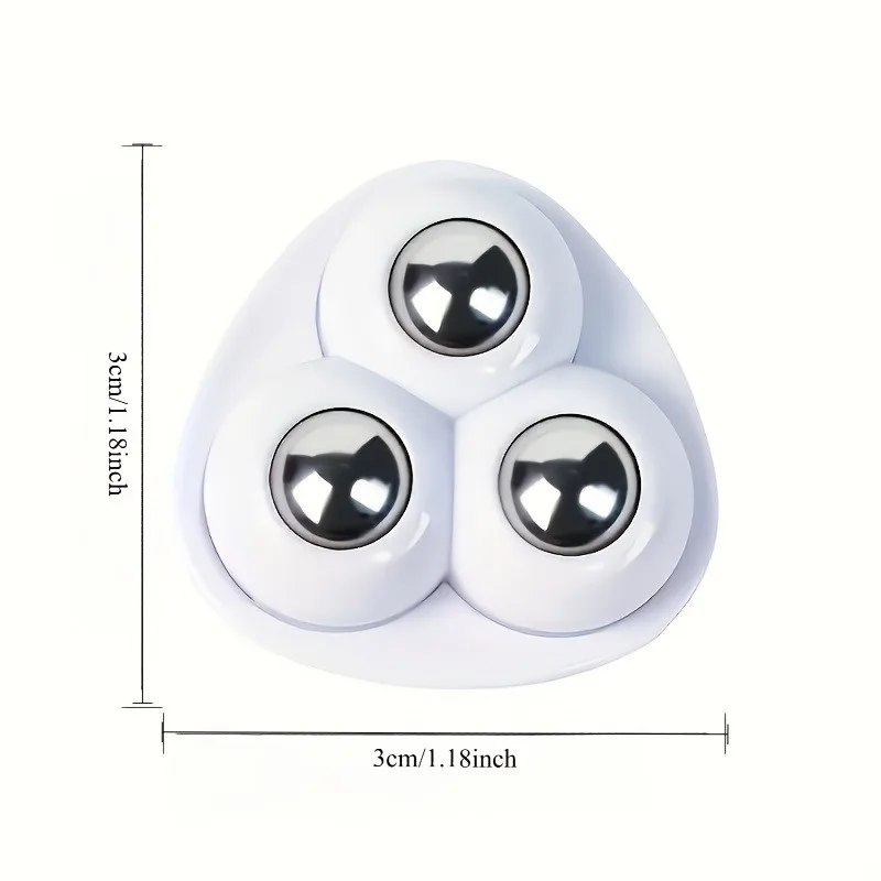 20pcs Heavy-Duty Mini Rolling Wheels with 360° Swivel Base Stainless Steel Bearings for Furniture Cabinets Storage Box Workshop