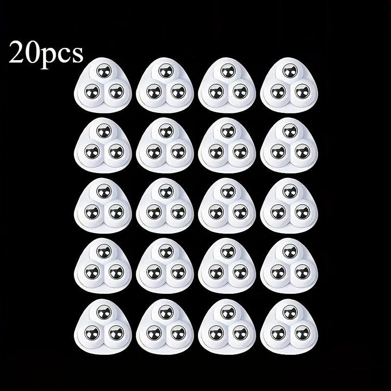 20pcs Heavy-Duty Mini Rolling Wheels with 360° Swivel Base Stainless Steel Bearings for Furniture Cabinets Storage Box Workshop