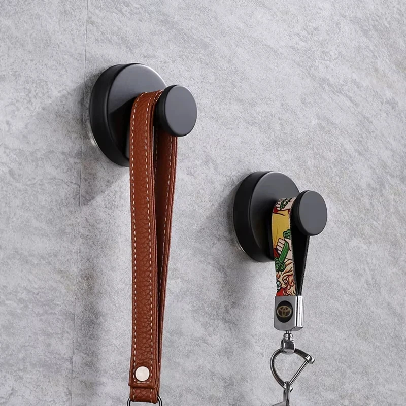 Reusable Stainless Steel Suction Cup Hook Waterproof Wall Mount Hooks Punch-free Kitchen Bathroom Wall Hanger Towel Clothes