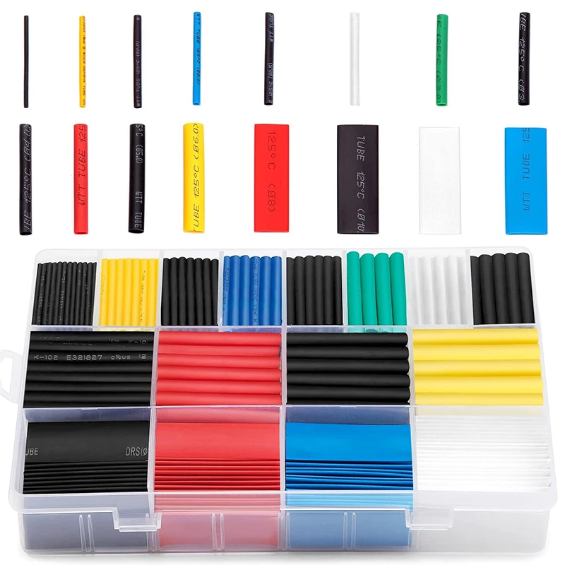 1300/650 Heat-shrink Tubing Thermoresistant Tube Heat Shrink Wrapping Kit Electrical Connection Wire Cable Insulation Sleeving