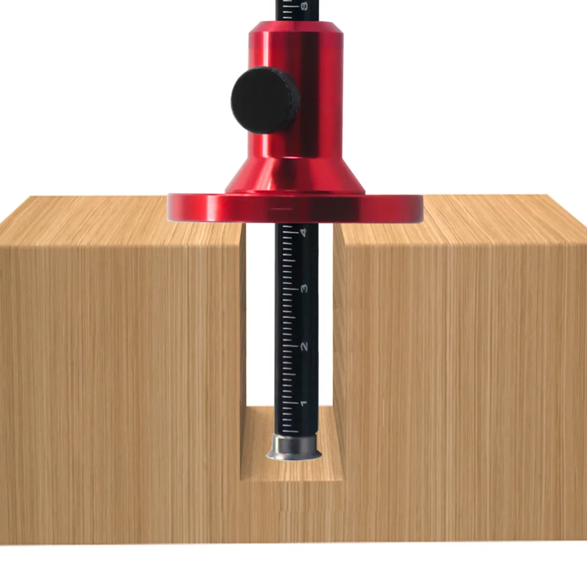 Woodworking Scriber Marking Tool with MM & Inch Scale, Precision Parallel Line Drawer for Mortise Layout Wood Measuring