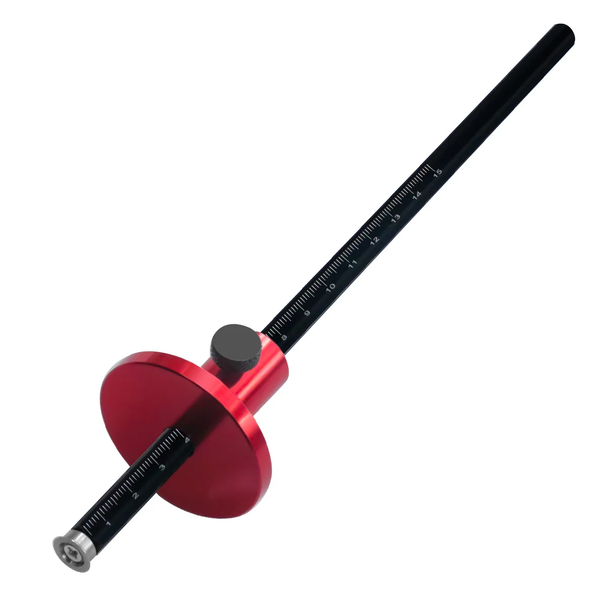 Woodworking Scriber Marking Tool with MM & Inch Scale, Precision Parallel Line Drawer for Mortise Layout Wood Measuring