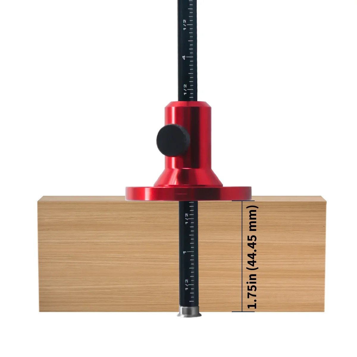 Woodworking Scriber Marking Tool with MM & Inch Scale, Precision Parallel Line Drawer for Mortise Layout Wood Measuring