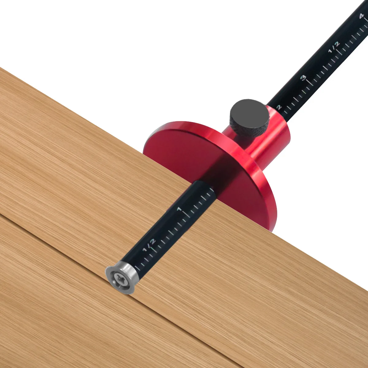 Woodworking Scriber Marking Tool with MM & Inch Scale, Precision Parallel Line Drawer for Mortise Layout Wood Measuring