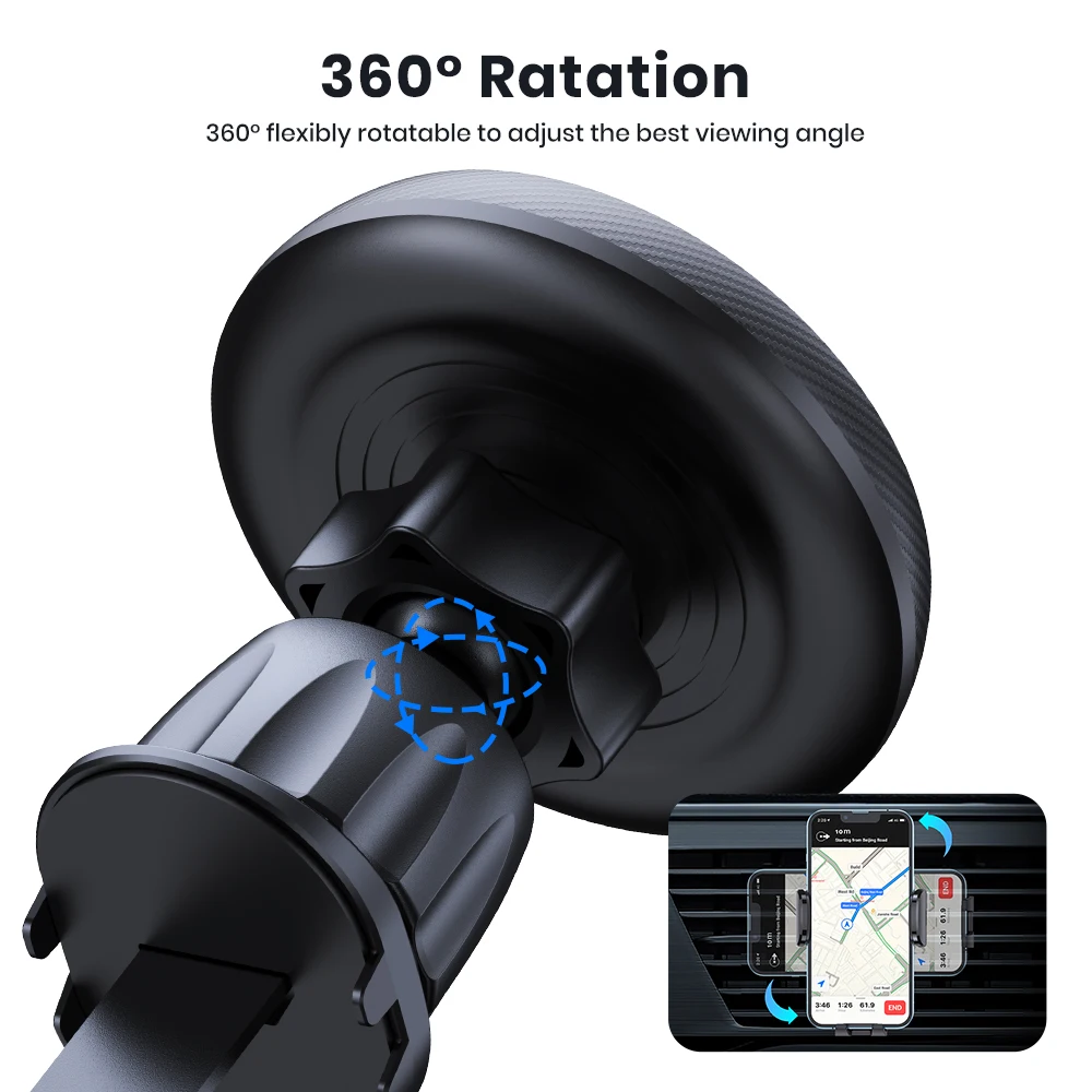 TOPK Magnetic Car Phone Holder Air Vent Car Phone Stand For Magsafe iPhone 15 14 13 ProMax Xiaomi Samsung Strong Magnet Holder
