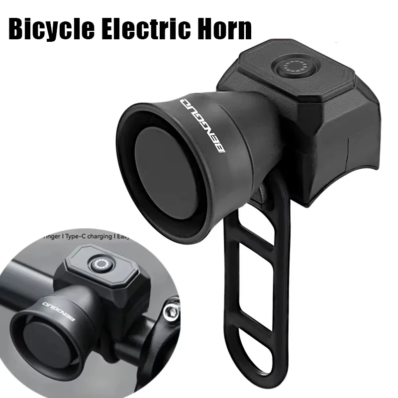 Bicycle Horn Mountain Bike Mini USB Charging/Battery Waterproof Electronic Bike Bell Riding Equipment