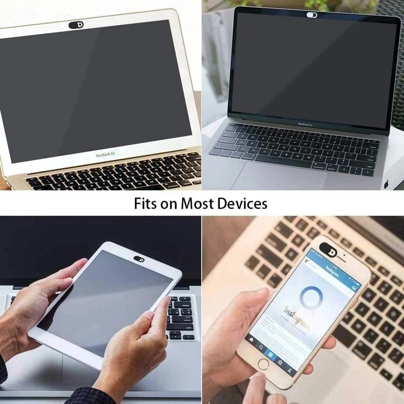 Plastic Camera Cover Shutter Magnet Slider Webcam Cover for IPad Tablet Web Laptop Pc Camera Mobile Phone Lenses Privacy Sticker