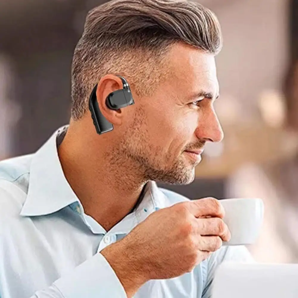 1-2Earhooks Wireless Bluetooth 5.4 Headphones Gaming Sports Headset HiFi Stereo Noise Reduction Earbuds Earphone With Microphone