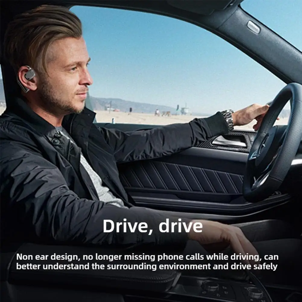 1-2Earhooks Wireless Bluetooth 5.4 Headphones Gaming Sports Headset HiFi Stereo Noise Reduction Earbuds Earphone With Microphone