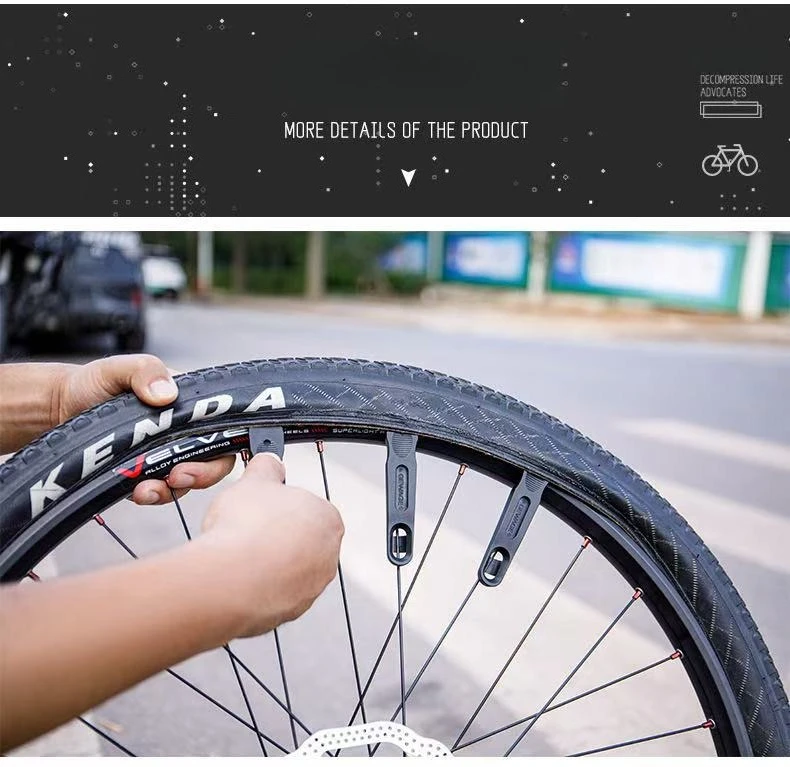 Brand 2 Pcs Road Bike MTB Bicycle Tire Pry Bar for All Sizes of Tires Very Hard and Reusable Ultralight Wheel Repair Tool
