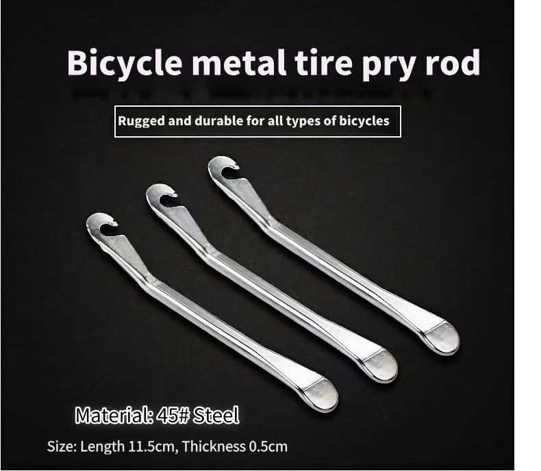 Brand 2 Pcs Road Bike MTB Bicycle Tire Pry Bar for All Sizes of Tires Very Hard and Reusable Ultralight Wheel Repair Tool