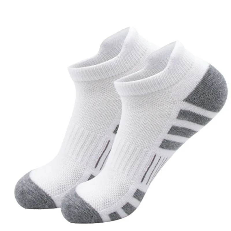 6/24Pairs Ankle Athletic Running Socks Cushioned Breathable Low Cut Sports Tab Socks For Men And Women