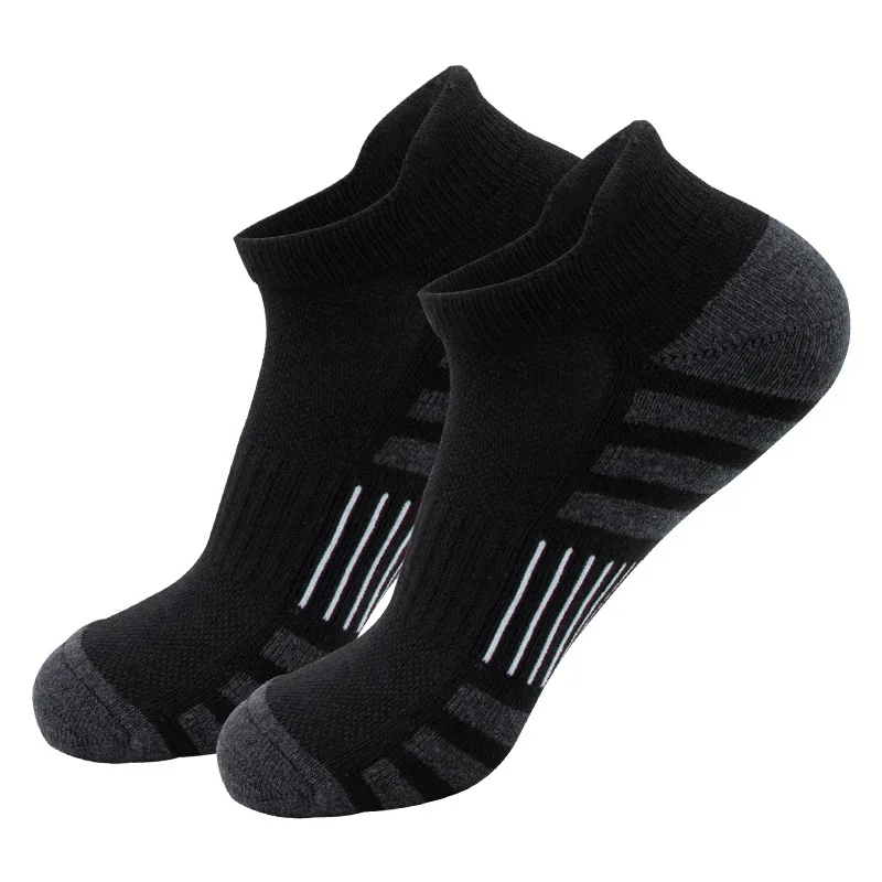 6/24Pairs Ankle Athletic Running Socks Cushioned Breathable Low Cut Sports Tab Socks For Men And Women