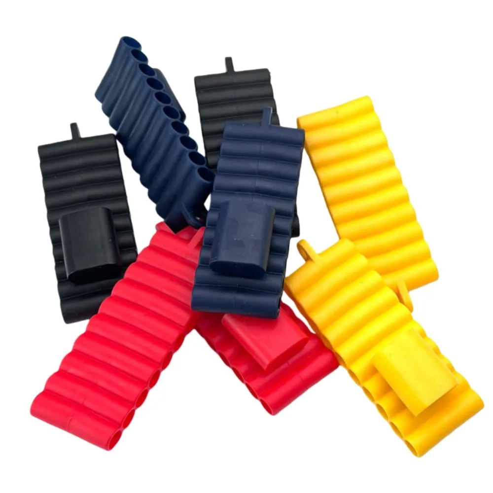 1/4Pcs 22 Holes Screwdriver Bit Holder Soft Rubber Organizer 1/4 Inch Hex Screwdriver Head Drill Bit Stand Case Power Tools