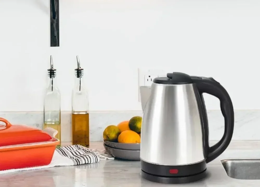 2L Food-grade Stainless Steel Electric Kettle Fast Boiling Hot Water Heater, Multi-purpose Teapot for Coffee, Beverage Daily Use