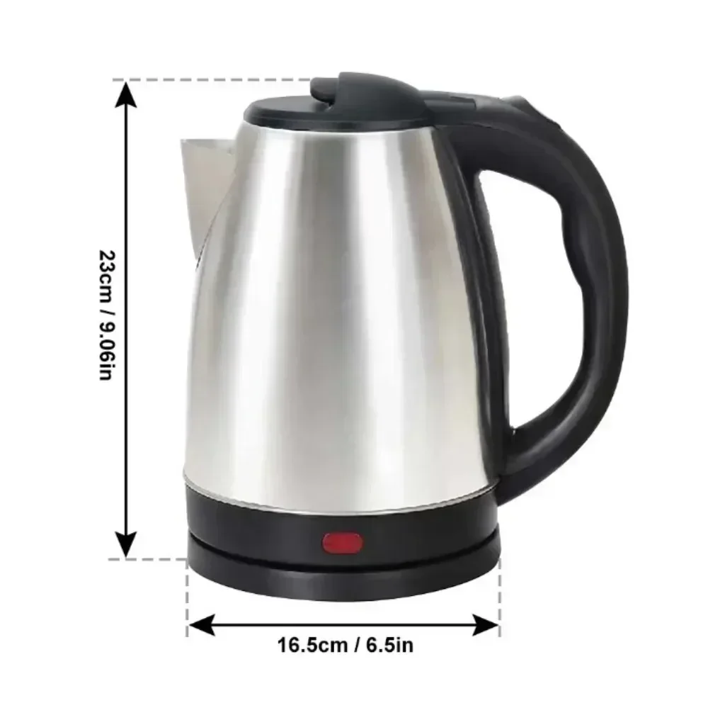 2L Food-grade Stainless Steel Electric Kettle Fast Boiling Hot Water Heater, Multi-purpose Teapot for Coffee, Beverage Daily Use