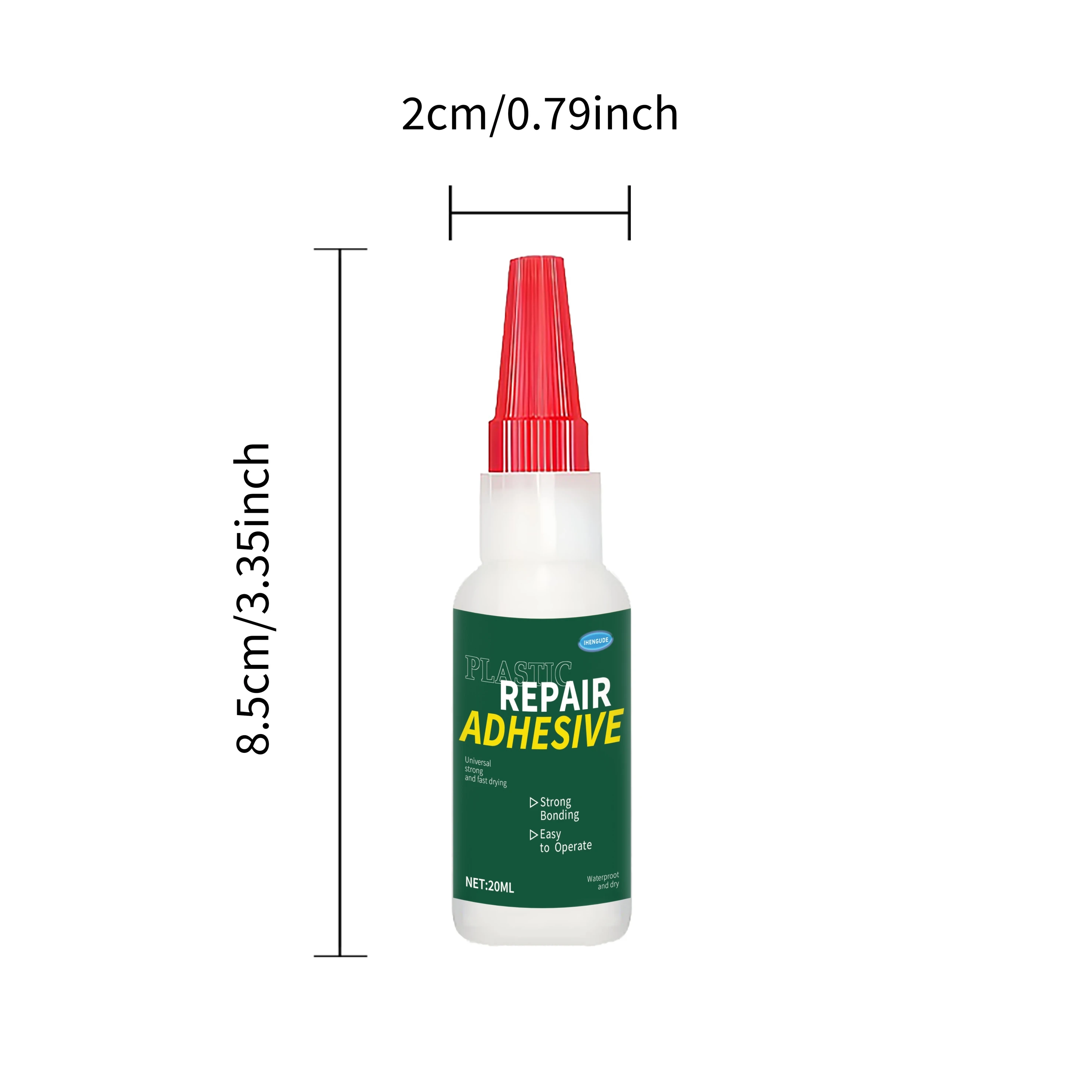Heavy-Duty Car Bumper Plastic Adhesive - Structural Repair Adhesive for Cracks, Chips, and Impact Damage - No Welding Required, Suitable for Bumpers, Mirror Bases, Exterior Plastic Repair - Recommended by Auto Detailing Technicians, Quick Solution, Strong Adhesion, Specialized for DIY Repairs