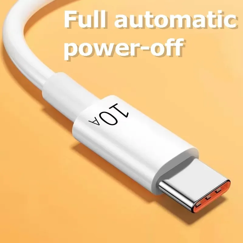 1/2/3Pcs 10A Cable 120W Super Fast Charging USB to Type C Cable For Android Highspeed Data Transfer For Xiaomi Redmi 2M Cable