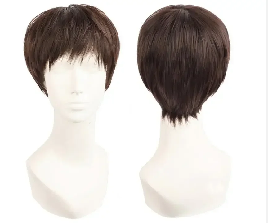Anime Voltron:Legendary Defender Lance Cosplay Wig Brown Short Heat Resistant Synthetic Hair Wigs