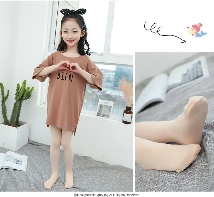 Kids Pantyhose Ballet Dance Tights for Professional Ballet Stockings Girls Stocking Children Velvet White Pantyhose Girls Tights