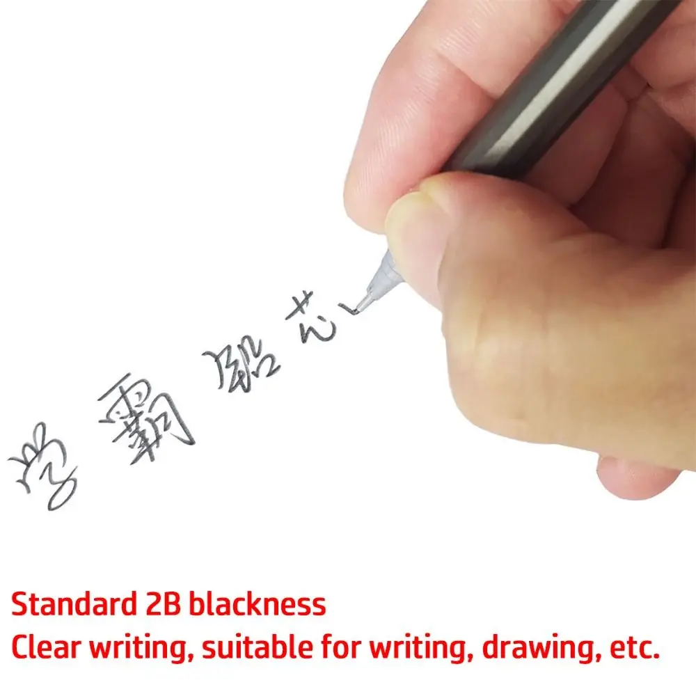 1000PCS/Box Mechanical Pencil Lead 0.5/0.7/0.9/1.3/2.0mm 2B 90mm Length Replaceable Automatic Pencil Refills Art Sketch