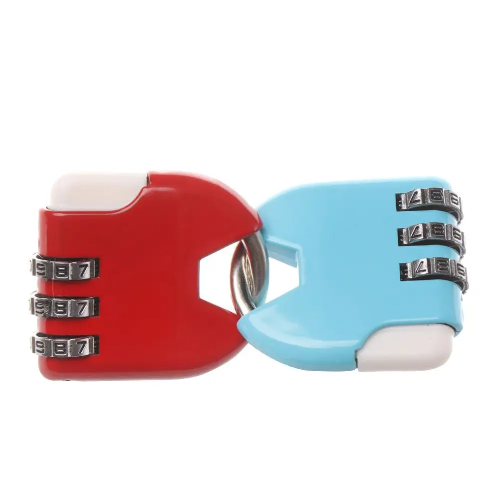 3 Dial Digit Number Code Password Combination Padlock Security Travel Safe Lock for Padlock Luggage Lock of Gym