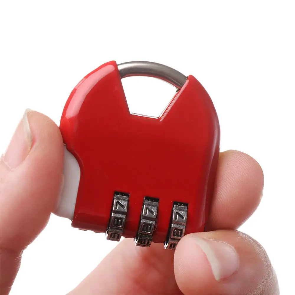 3 Dial Digit Number Code Password Combination Padlock Security Travel Safe Lock for Padlock Luggage Lock of Gym